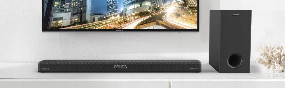 Soundbar Głośnik Subwoofer BT USB Bezprzewodowy Grundig DSB2000 Czarny