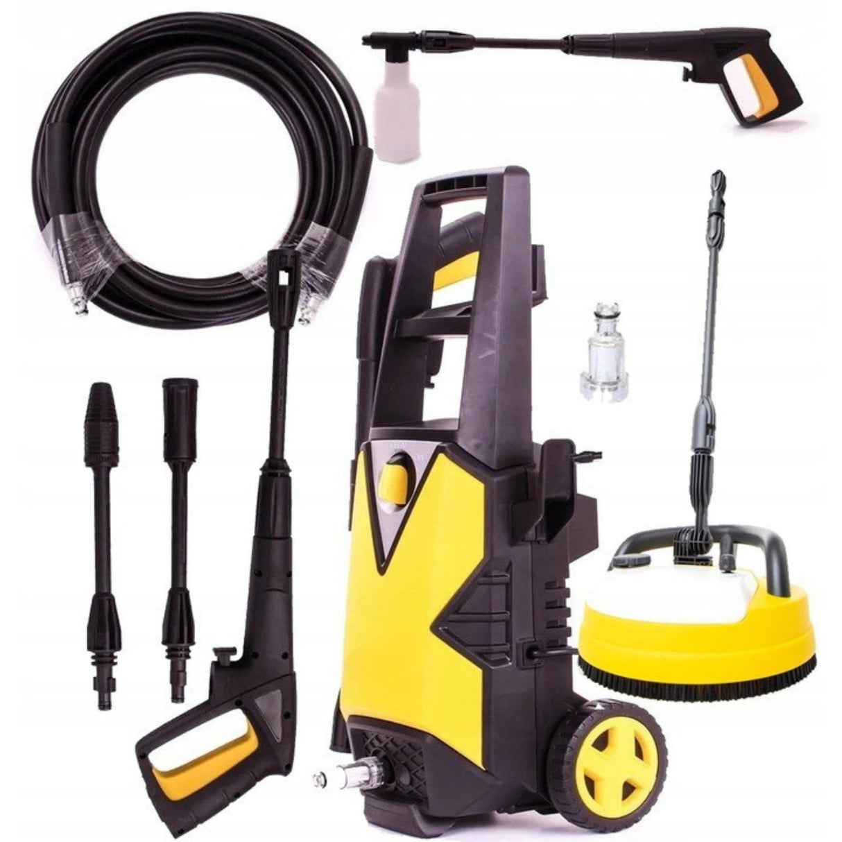 Myjka Ciśnieniowa Samossąca Home Turbo + Szczotka Racer Aluminiowa Mocna
