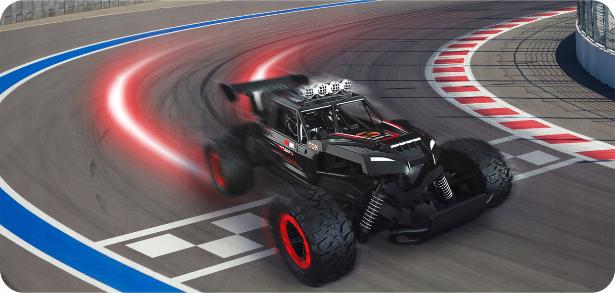 Zdalnie Sterowany Samochód Terenowy RC 4x4 Szybkie Auto LED Solidny Drift