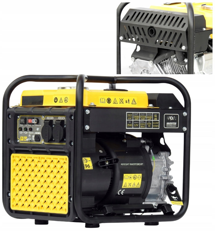 Agregat 4400W Inwerterowy Generator Prądu Benzynowy AVR 230V