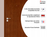 Pół Cylinder Zamka Vachette Radialis Antywłamaniowy Solidny 4 Klucze