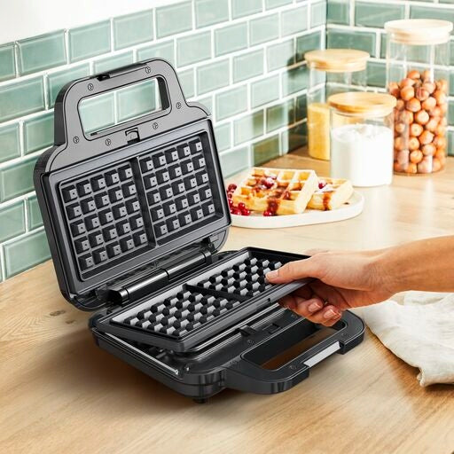 Gofrownica do Kanapek Panini Gofrów Opiekacz Grill Kompaktowy 700 W