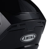 Kask Motocyklowy Otwarty Ochronny Chopper Skuter Czarny Połysk Rozmiar L