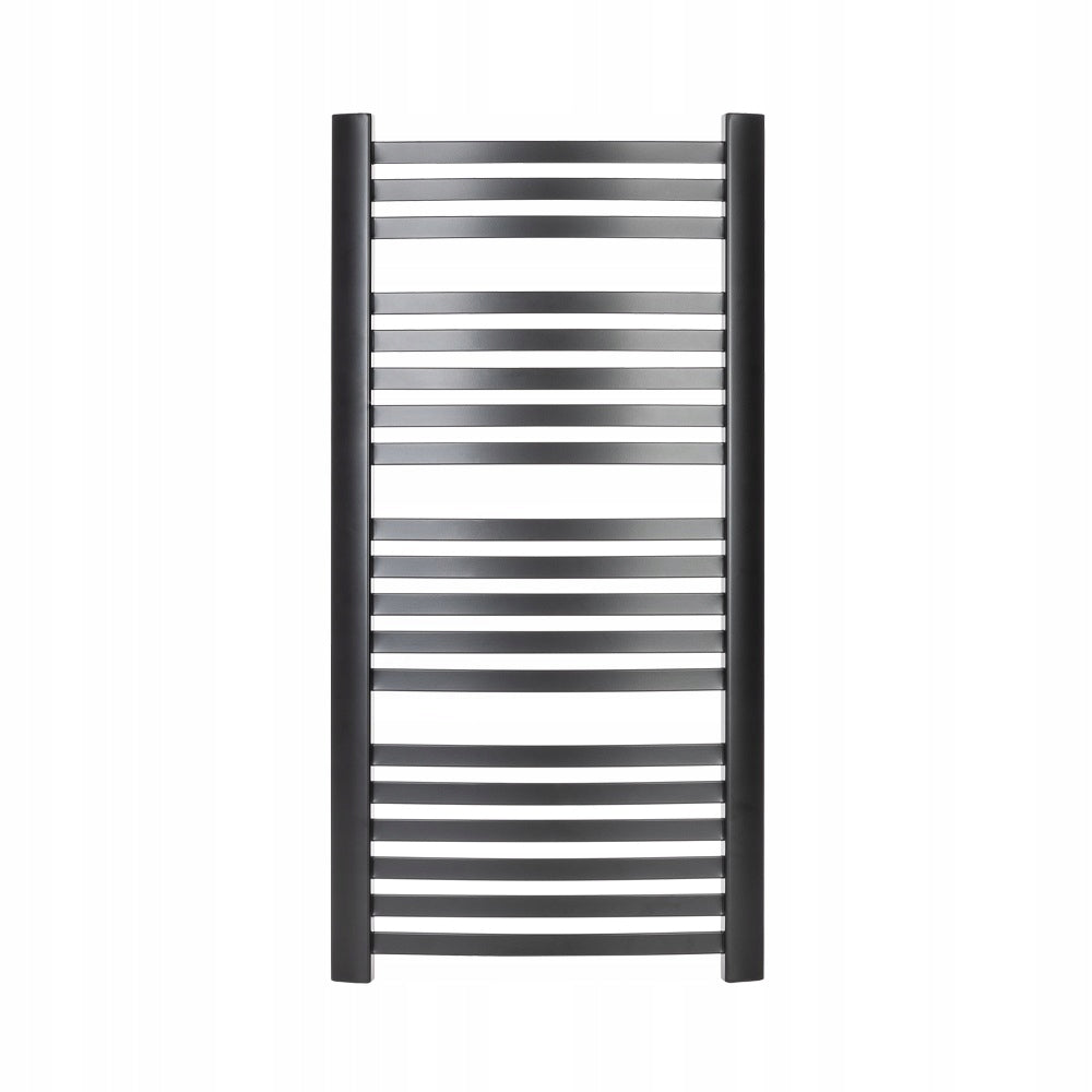 Grzejnik Drabinka Łazienkowy Dekoracyjny Wodny Mat 57x115 cm 556W Czarny