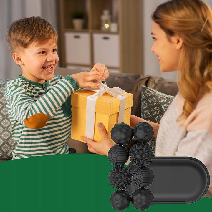 Kulki Sensoryczne Magnetyczne Antystresowa Kulka Zestaw 8 Kulek Zabawka