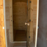 Sauna Ogrodowa z Przedpokojem Zestaw do Samodzielnego Montażu Beczka 340 cm