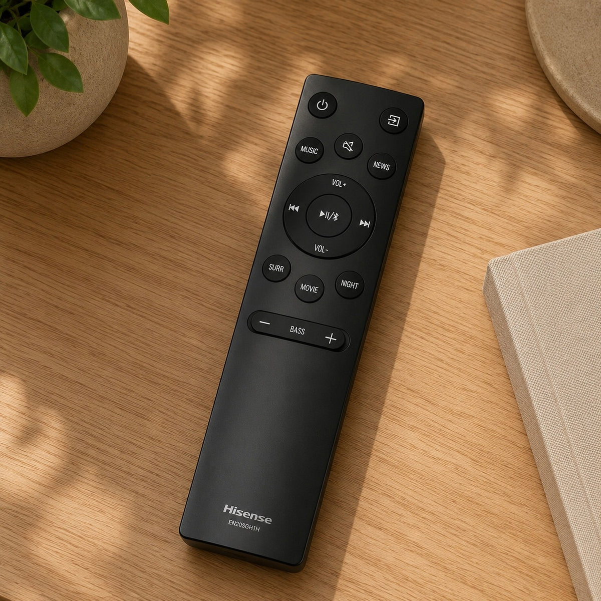 Soundbar Hisense HS205G DTS Virtual:X 2.0-Kanałowy Bluetooth Czarny 120W