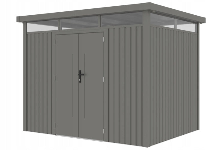 Domek Ogrodowy Schowek na Narzędzia 294x230cm Stal Ocynkowana Metalowy