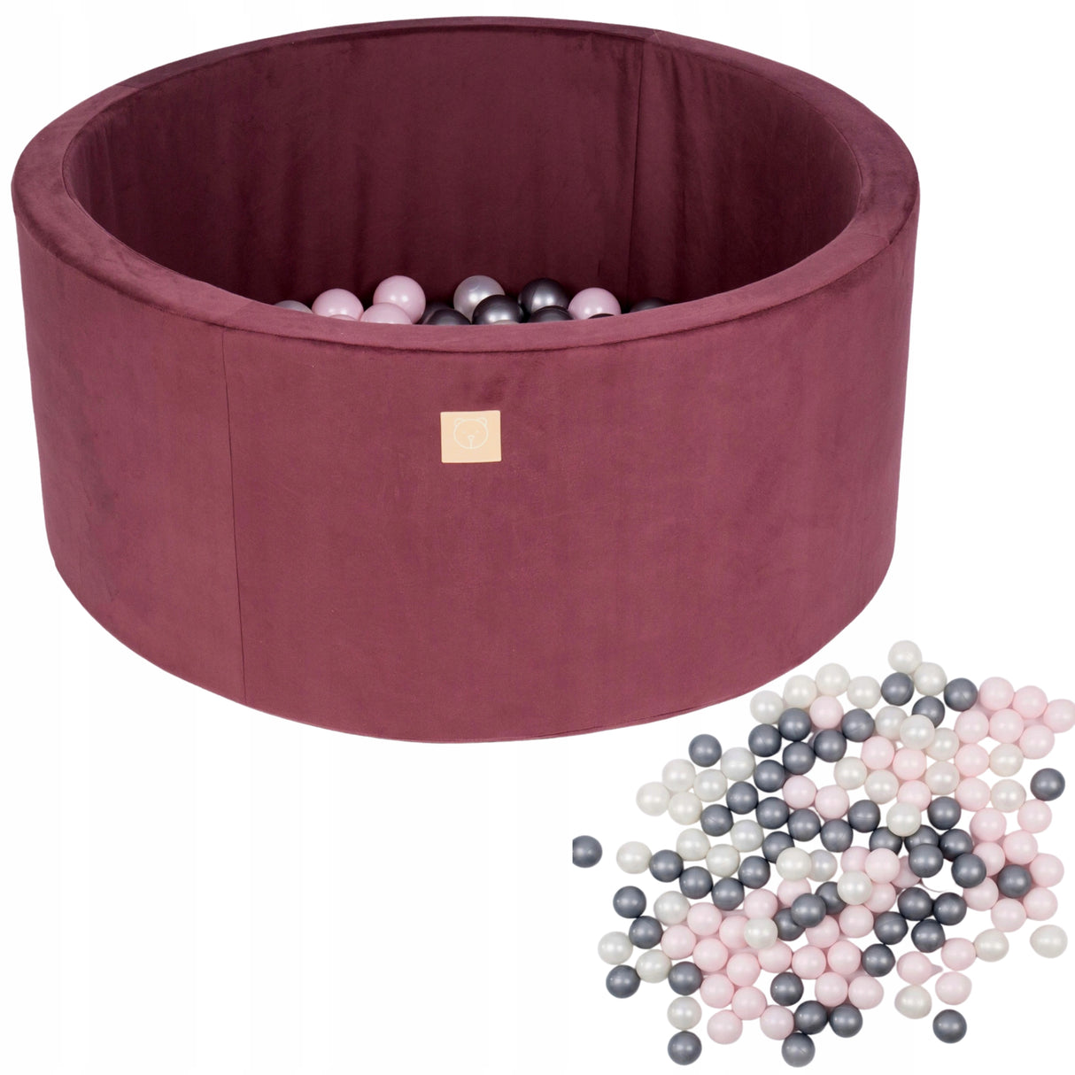 [HIT] Suchy basen 90x40 róż + 200 piłek| Velvet