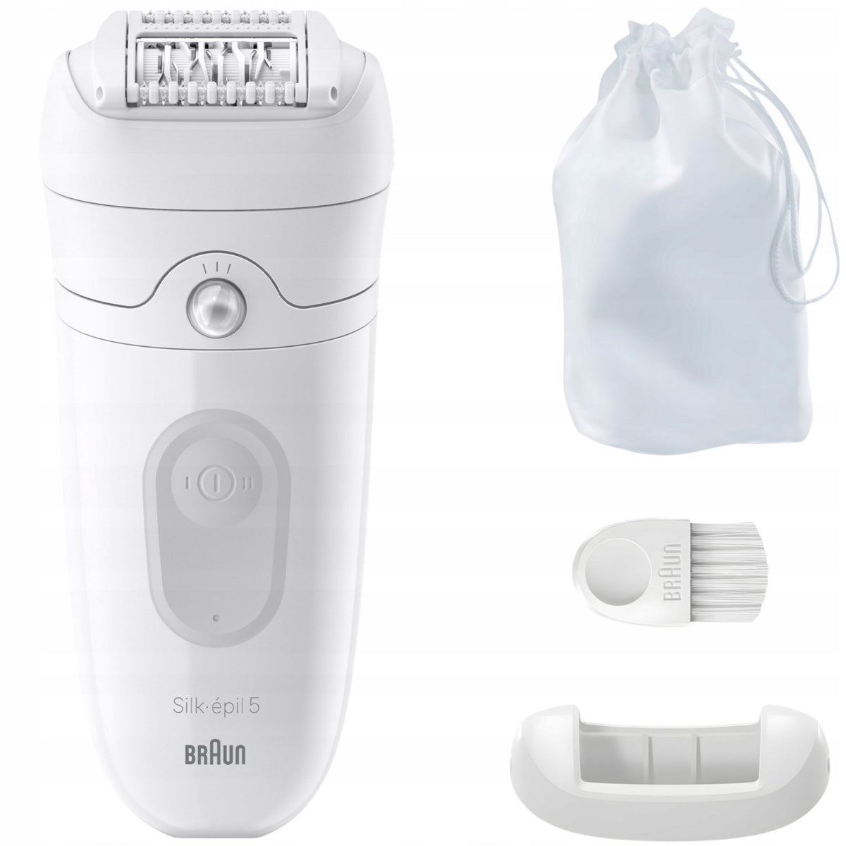 Depilator Braun Silk Epil 5011 Wodoodporny Oświetlenie Biały na Mokro Sucho