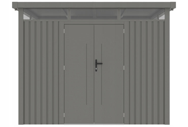 Domek Ogrodowy Schowek na Narzędzia 294x230cm Stal Ocynkowana Metalowy