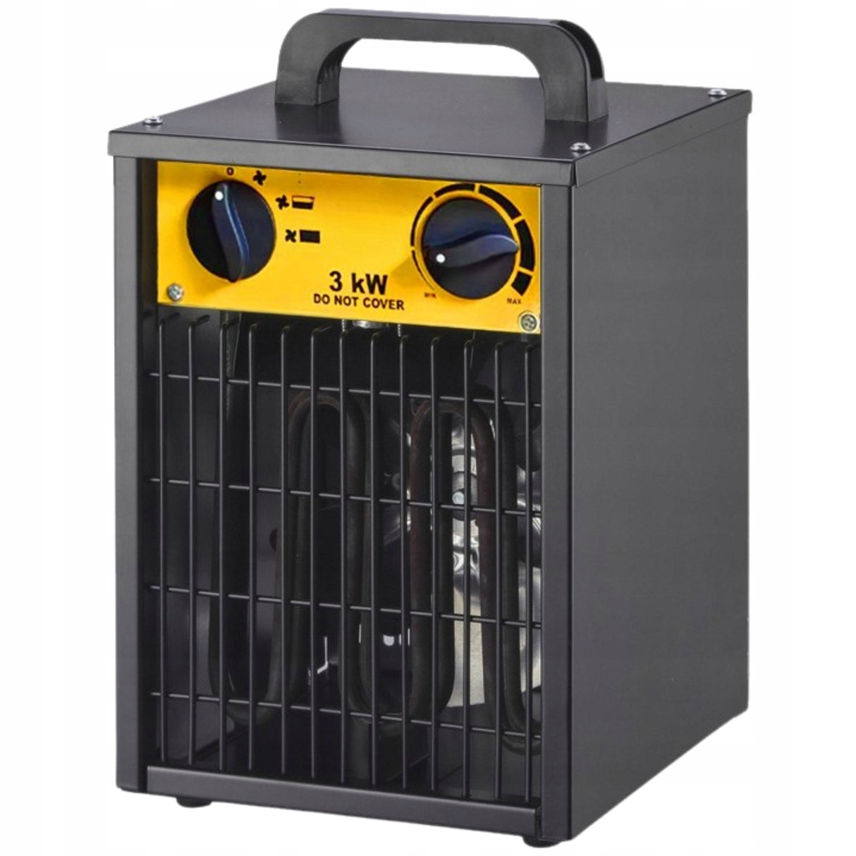 Nagrzewnica Elektryczna Grzejnik Dmuchawa Mocna 3000 W 3kW z Termostatem