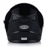 Kask Motocyklowy Otwarty Ochronny Chopper Skuter Czarny Połysk Rozmiar XL