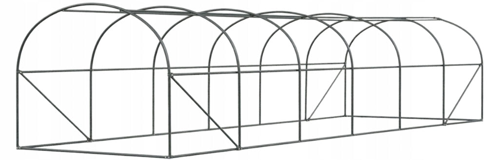 Tunel Foliowy Ogrodowy Foliak OCYNK [27 m²] 9x3m [STELAŻ ZAMIENNY] 25mm