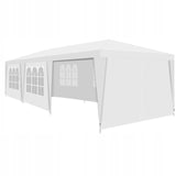 PAWILON NAMIOT OGRODOWY CATERINGOWY 9x3M + 8 ŚCIANEK BIAŁY
