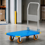 Wózek Magazynowy Platformowy Transportowy Pełne Koła Udźwig 150 KG MAX