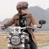 Kask Motocyklowy Retro Unisex Mężczyźni Kobiety Pół Twarzowy Rozmiar L