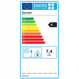 Piec Kominek Piecyk Żeliwny Koza Stalowy Wolnostojący 7,4 kW Komin Czarny