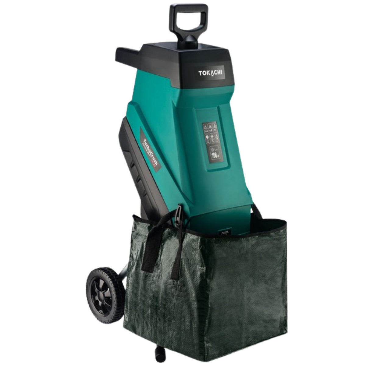 Elektryczny Rozdrabniacz Gałęzi TurboCrush 3500 W 45 L z Dwoma Workami