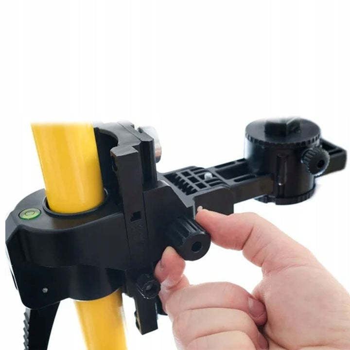 TYCZKA ROZPOROWA STATYW LASER POZIOMICA LASEROWA 420CM ADAPTER DO SKOSÓW