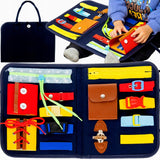 Tablica XXL Sensoryczna Manipulacyjna Montessori