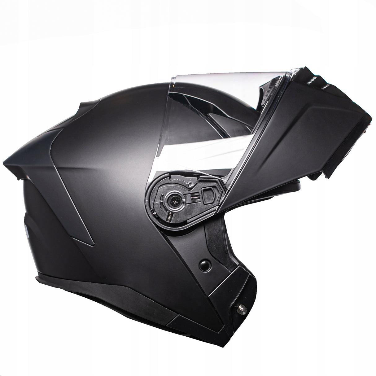 Kask Szczękowy Motocyklowy pod Interkom Blenda Czarny Met Rozmiar XS