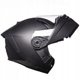 Kask Szczękowy Motocyklowy pod Interkom Blenda Czarny Met Rozmiar XS