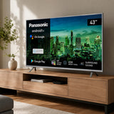 Telewizor LED Panasonic TX-43LXW724 43" Cali 4K Ultra HD Android Srebrny
