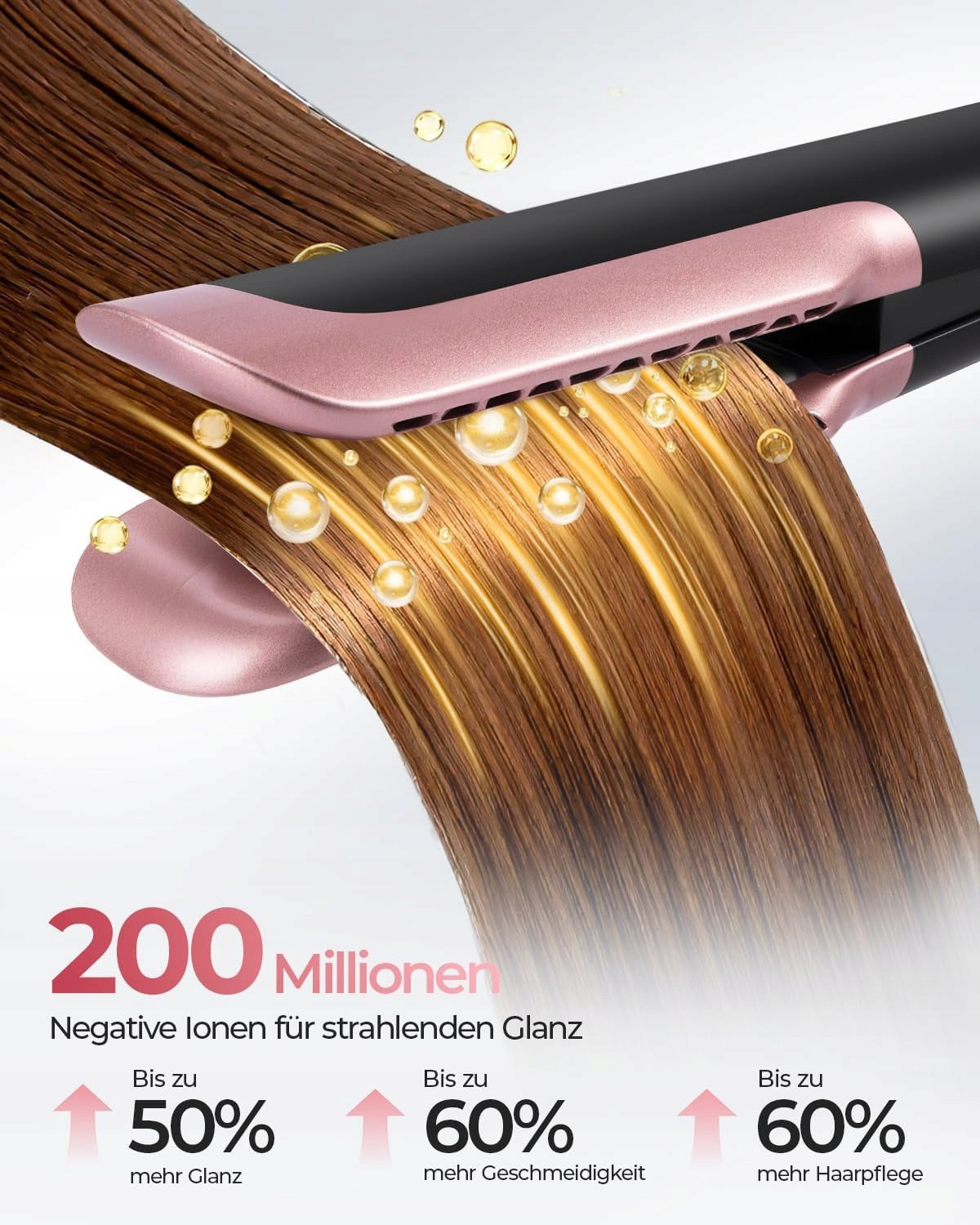 Prostownica Suszarka do Włosów 2w1 Bestope Air Straight Hair 1300W Czarny