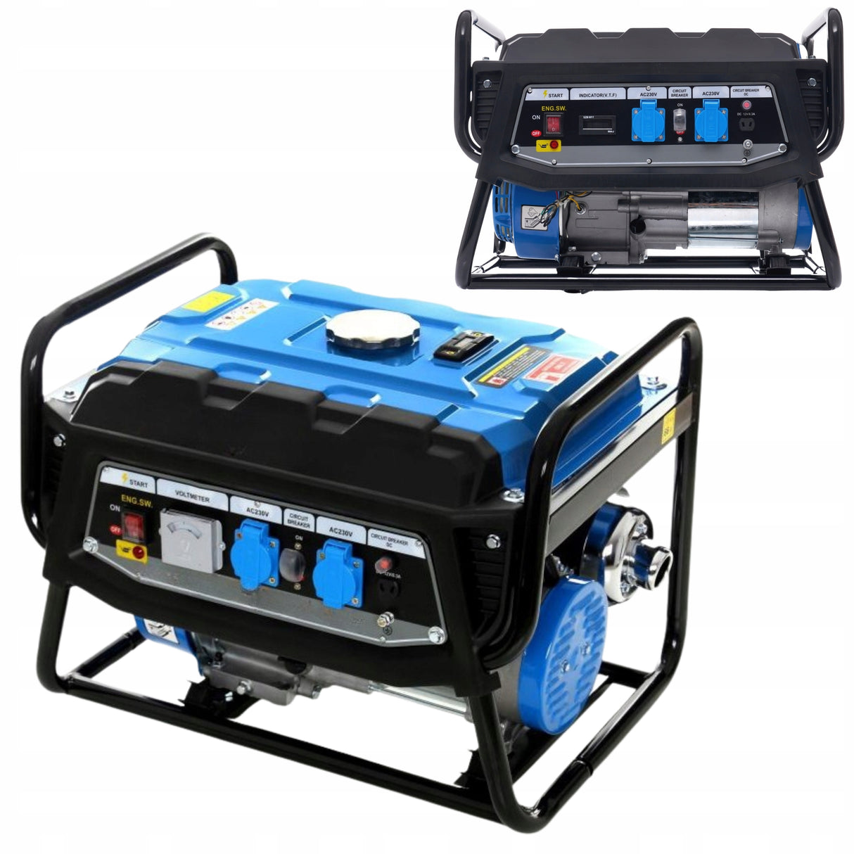 Agregat Benzynowy Jednofazowy 3500W Generator Prądu + GRATIS