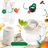 Smoothie Maker i Mikser Stojący z Efektem Cyklonowym Duży Zestaw 600 W