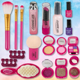 Zestaw Kosmetyków do Malowania Manicure Makijażu Makeup dla Dzieci Kuferek