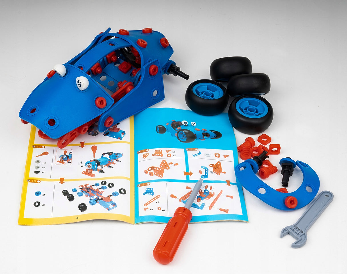 Klocki Konstrukcyjne Mega Konstruktor Pojazdy Robot Samolot 6w1 dla Dzieci