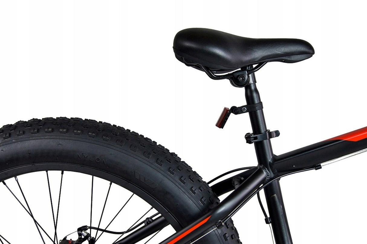 Rower Terenowy FATBIKE Stalowa Rama Szerokie Opony Przerzutki SHIMANO 26"