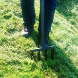 Aerator Rurkowy Ręczny Niezapychający się Widły Piaskowanie Trawnika 25 cm