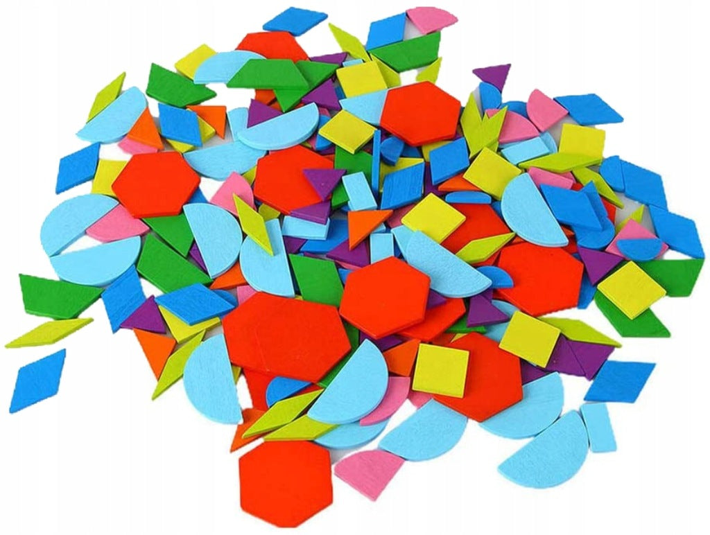 DREWNIANA EDUKACYJNA UKŁADANKA PUZZLE MONTESSORI