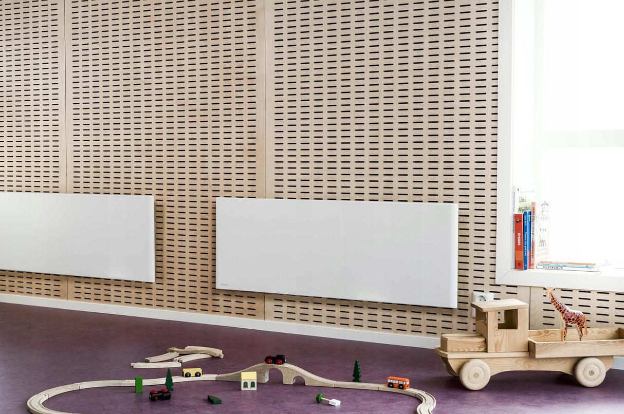 Grzejnik Elektryczny Panelowy Ścienny Elektroniczny Biały 500W Termostat