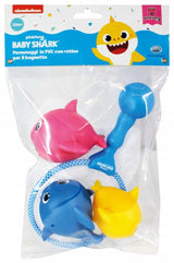 BABY SHARK ZESTAW 3 FIGURKI + SIATKA DO KĄPIELI