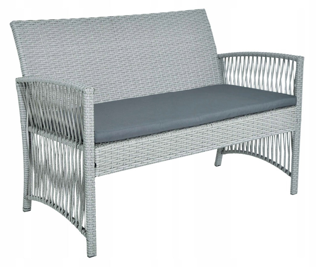 Zestaw Mebli Ogrodowych Komplet Meble Ogród Technorattan Stolik Sofa Fotele