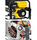 Agregat Generator Prądu Trójfazowy Benzynowy 3600W AVR Dual Power Prezent