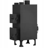 Piecyk Grzewczy z Nadmuchem Nadmuchowy Grzewczy 15kW Stalowy Czarny