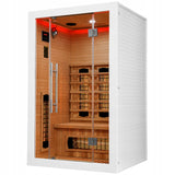 Sauna Dwuosobowa Infrared Domowe Spa na 2 Osoby Biała Lumi Core Relaks