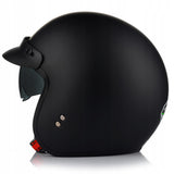 Kask Motocyklowy Otwarty VITO SPECJAL Chopper Cruiser + Daszek Blenda M MAT