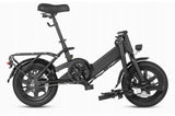 Rower Elektryczny Składany Lekki Miejski Koło 14" Cal 250W 36V 7.5Ah Czarny