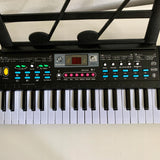 Keyboard Organy dla Dzieci Syntezator Zasilacz na Prezent Mikrofon USB