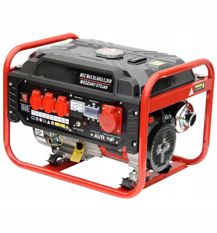 Mocny Agregat Prądotwórczy Generator Prądu Z Komputerem Licznik Godzin