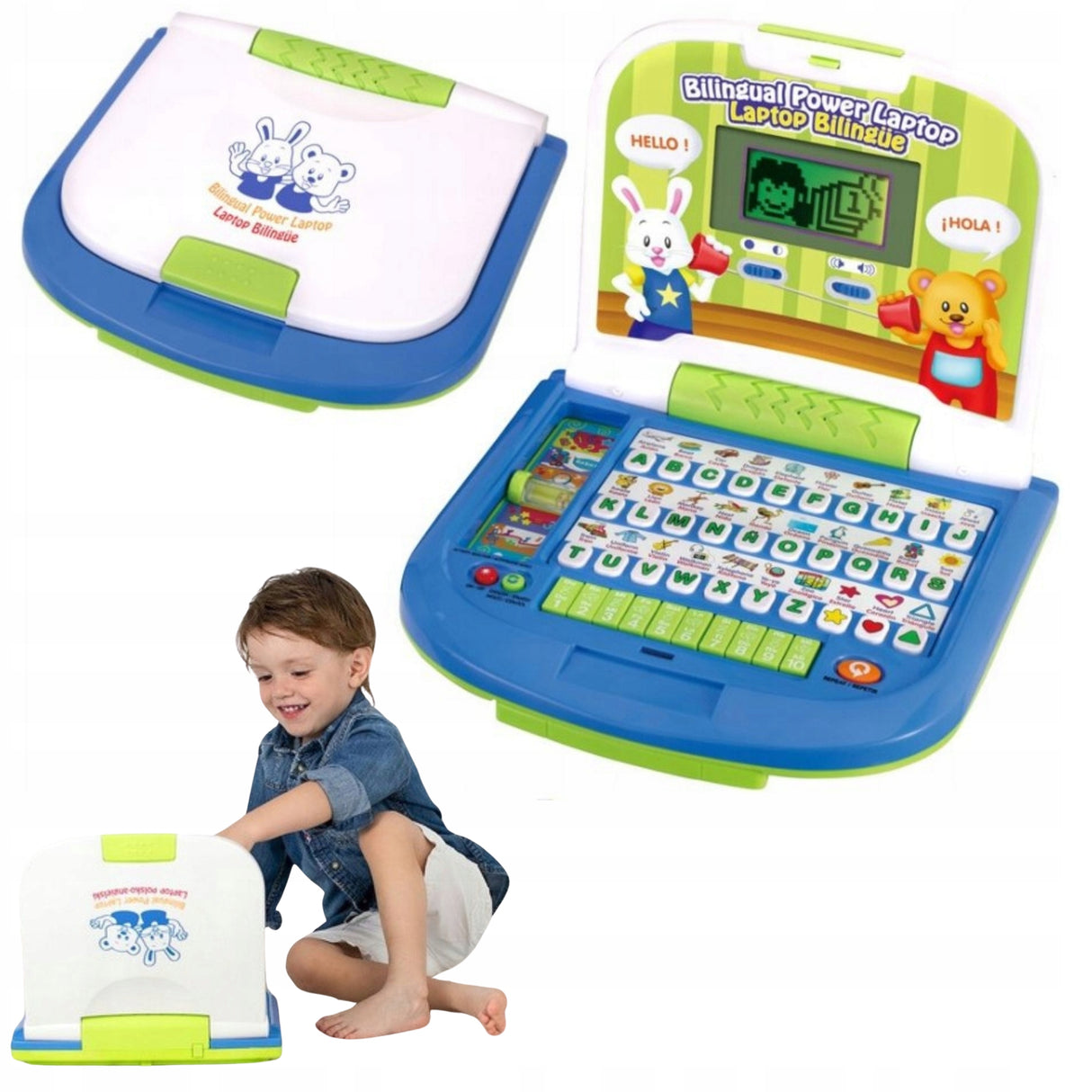 Komputerek Edukacyjny Interaktywny Laptop Komputer dla Dzieci Dziecięcy