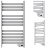 Grzejnik Łazienkowy Poves 9000 Twin Towel White Wieszak LED IP24 500W