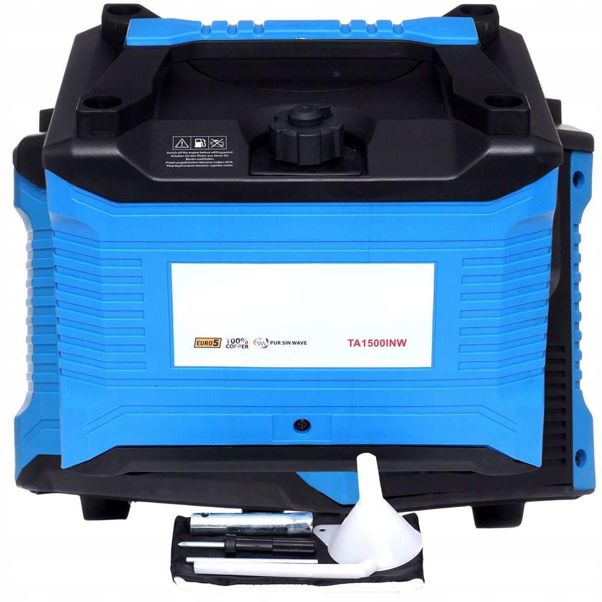 Generator Prądu Agregat Inwertorowy Prądnica 1200W 230V Olej Gratis