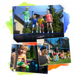 TRAMPOLINA OGRODOWA (365-374cm) 12ft NEOSPORT model 2024